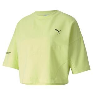 Puma Womens Evide Form Stripe Crop Tee Size XS